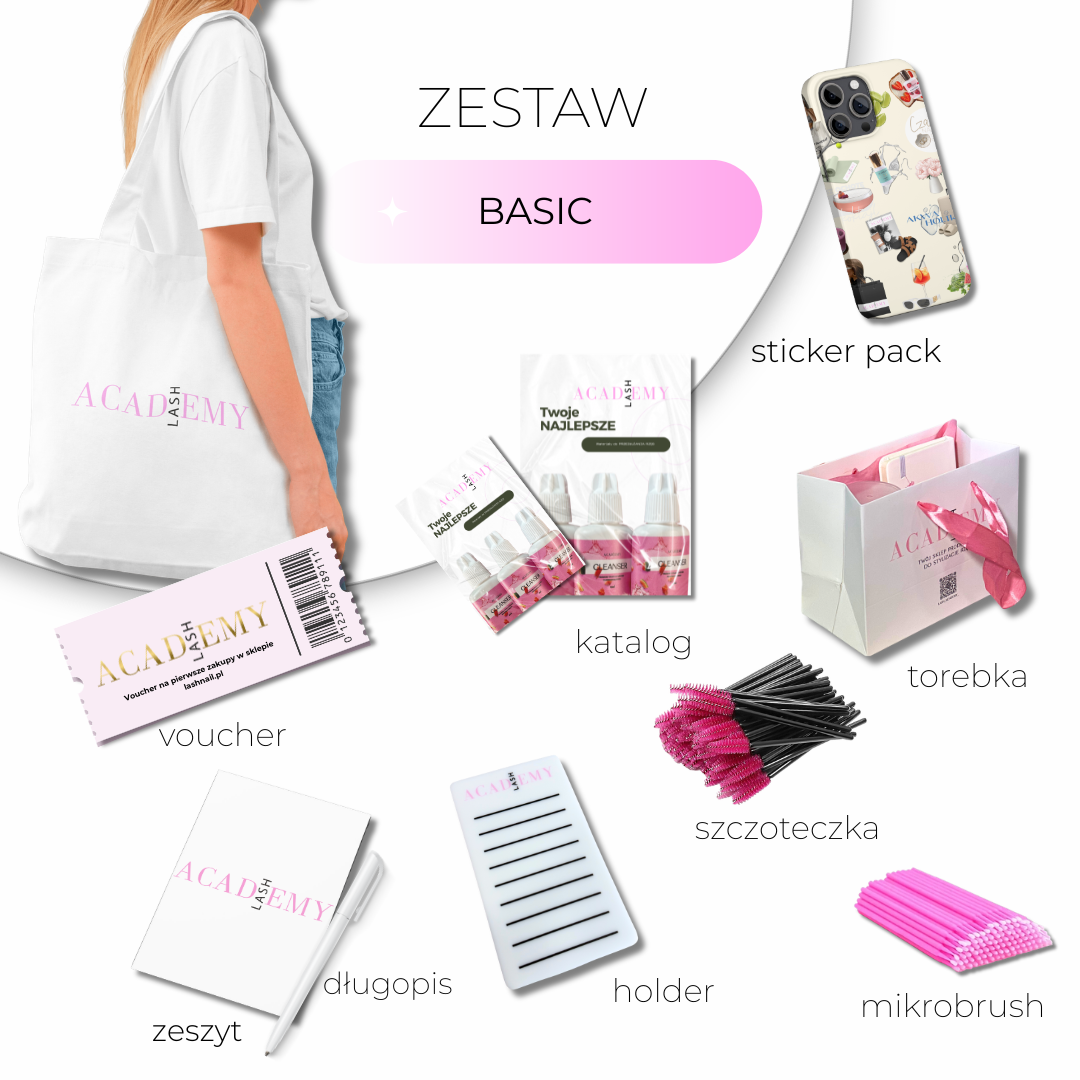 ZESTAW startowy dla stylistki rzęs BASIC